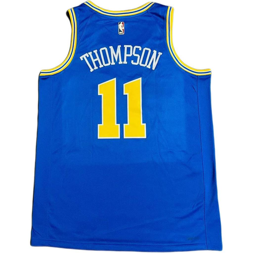 Nike NBA Retro Warriors Thompson 11 Breathable Crew Neck Basketball Jersey Unisex jersey DO9487-495