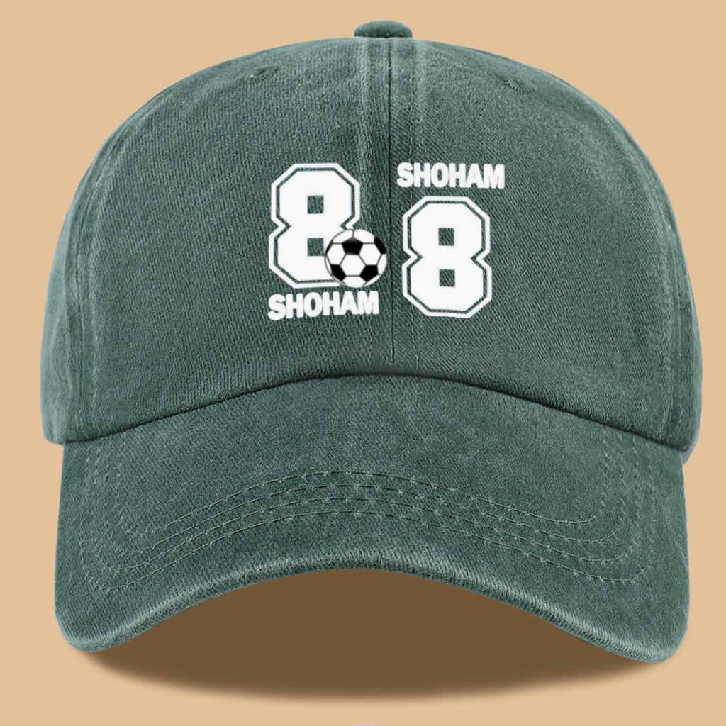Printed Baseball Cap Trendy Personalized Fashion Cap SHOHAM Letter Decoration Unisex Adjustable Cap
