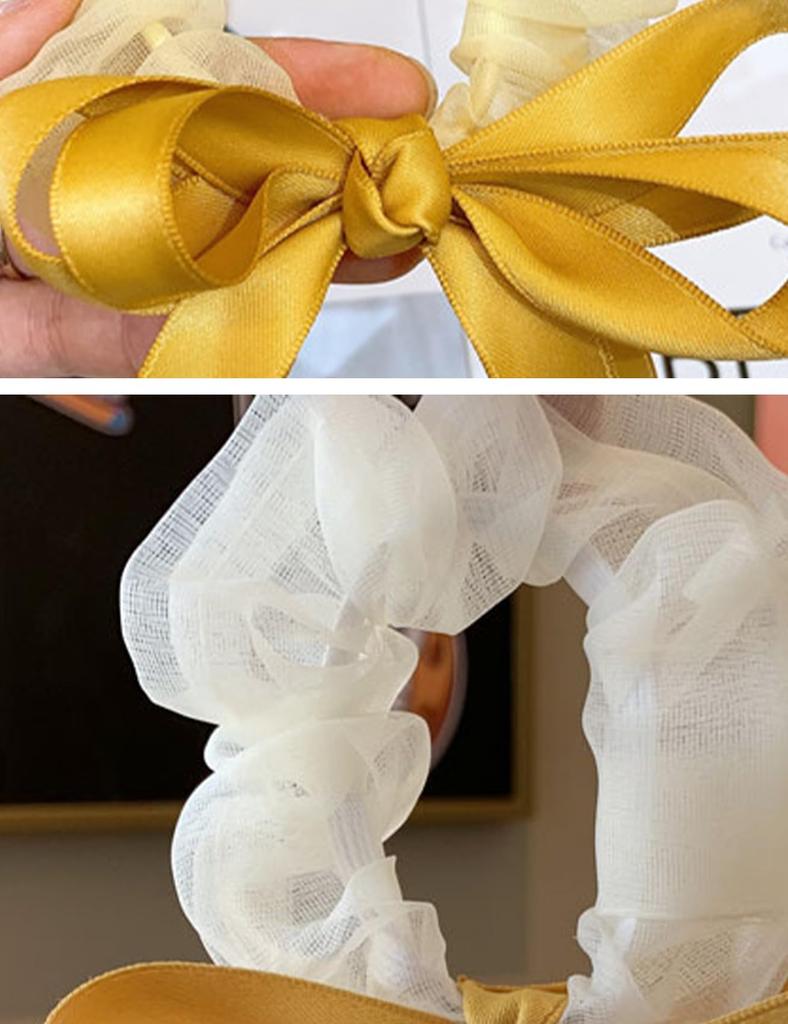 GFun Scrunchie Ribbon Hair Large Hair Ribbon for Hair Entrance and Purple Accessory, Kids, Arrangement, Recitals, Ceremonies, Graduations, Outfits,