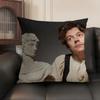 Singer HHarry Music Cushion Cover Natural Linen Organic Fabric DoubleSided Printing Sofa Home Decor Gift Pillow Case