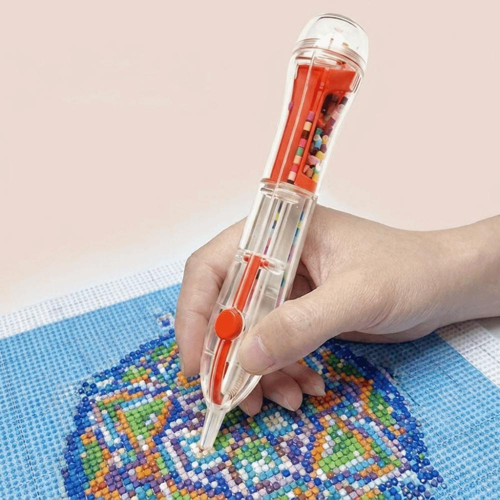 Transparent Body Automatic Fuse Bead Pen Ergonomic Grip Fuse Beads Pen Perler Beads