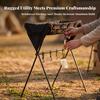 Camping Storage Rack with Basket Lightweight Furniture Long-Lasting for Backyard