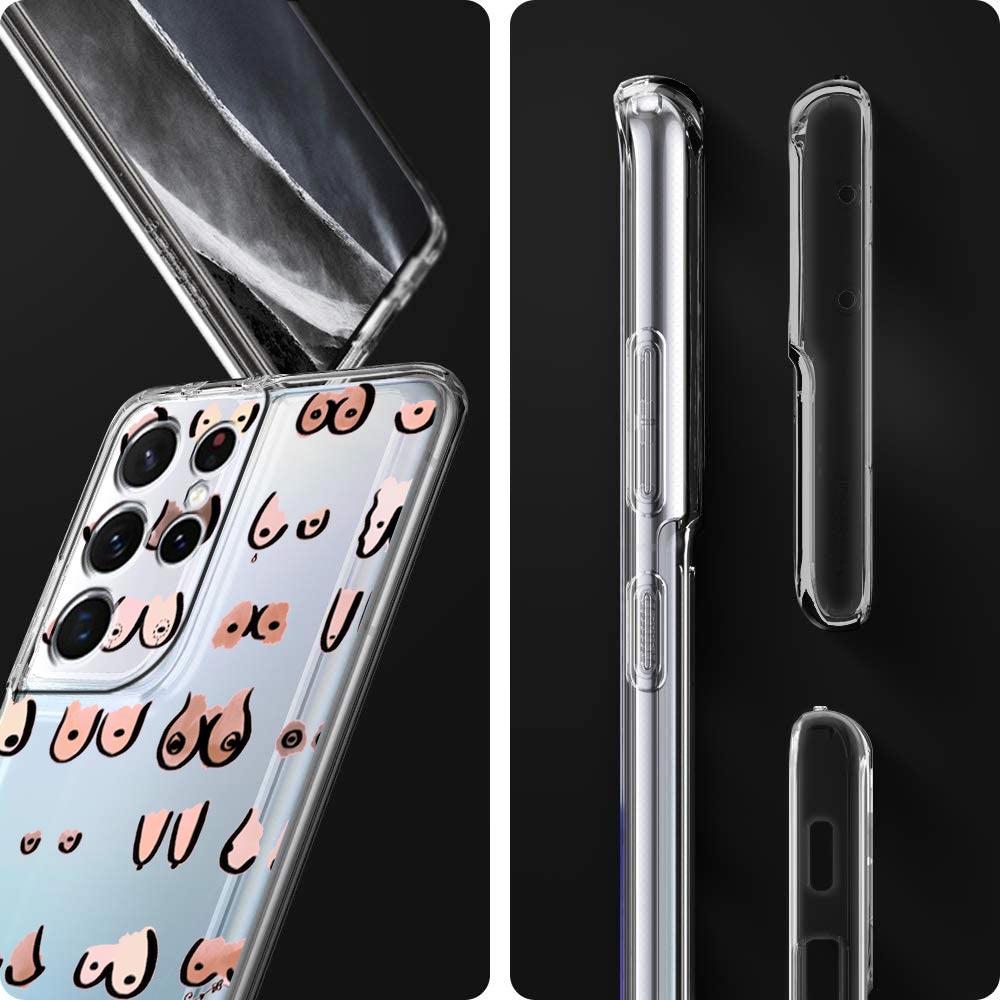 Boobs Art Print Phone Case For Samsung Galaxy S23 S22 Ultra S20 S21 FE 5G S10 S10E S9 S8 Plus 4G Soft Silicone Clear Back Cover