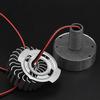 4LED Motorcycle Headlight Spot Light DRL Driving Fog Lamp Waterproof 12-85V