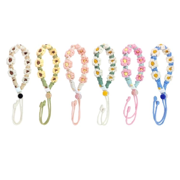 Outdoor Water Bottles Handle Handwovens Flower Cord Drink Bottle Carriers Strap
