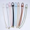 Women Detachable Pu Leather Bag Strap Diy Replacement Bucket Bag Drawstring Rope Backpack Beam Pocket Purse Accessories