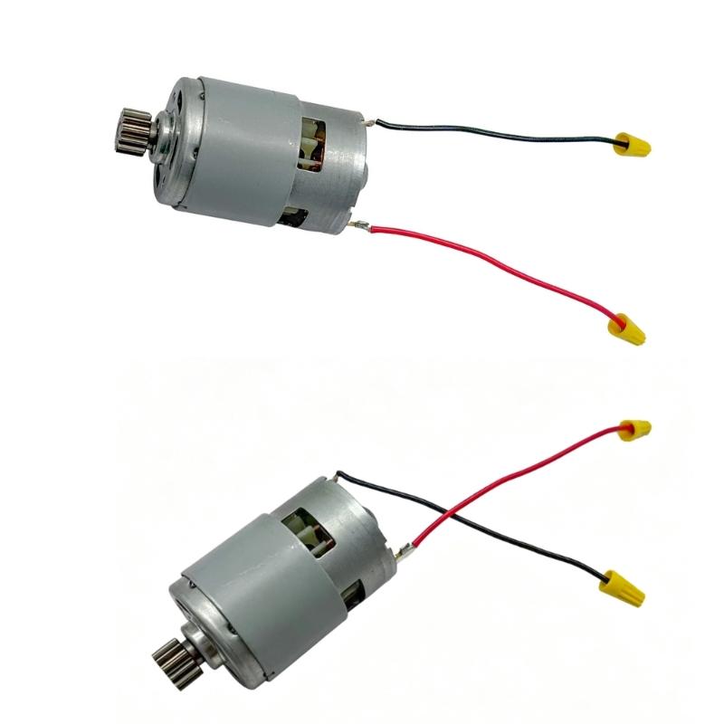 755 Brushed Motor 21V Brushed Motor Lawn Mower Drive Motor for Battery Equipment Repair Work, Model 01433 755-Type Electric Replacement with 21V
