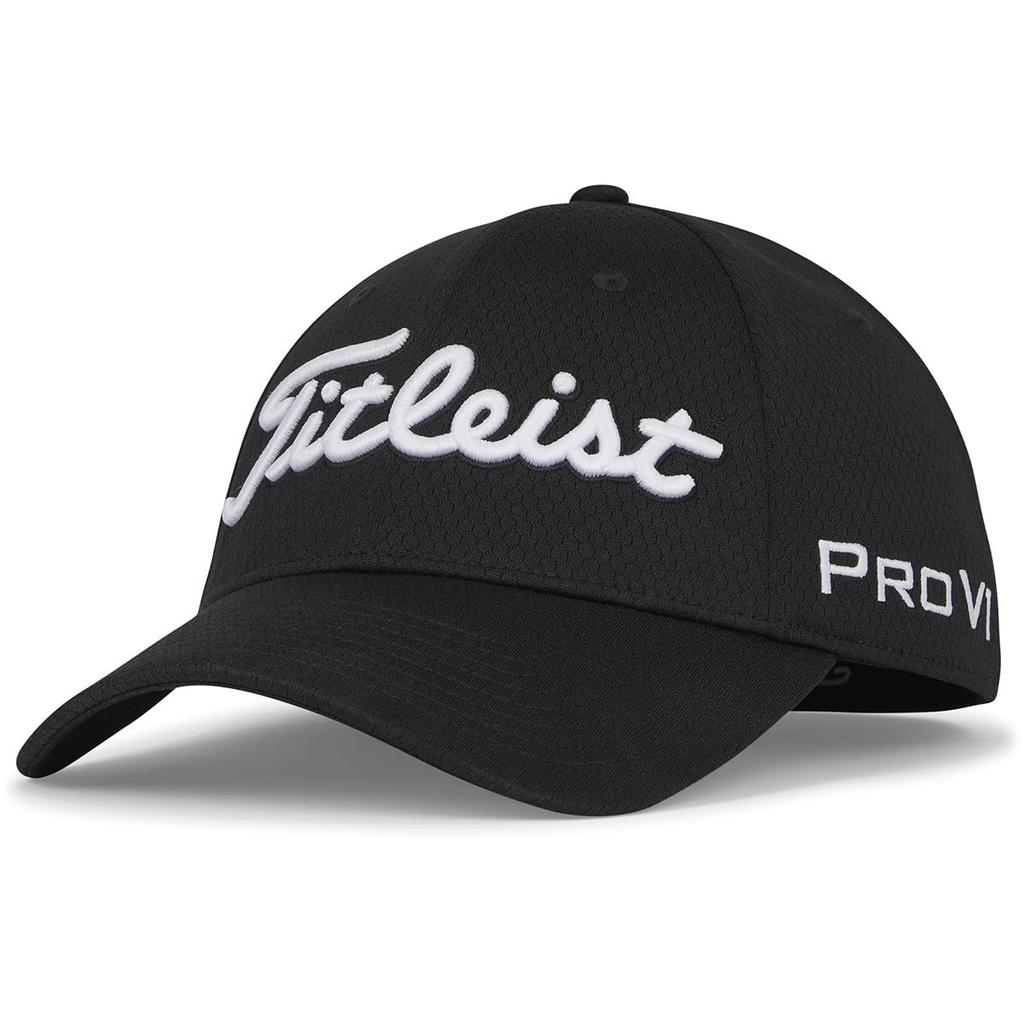 Titleist Tour Elite Cap, Men's, Black/White