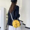 Casual Mobile Phone Storage Bag Nylon Round Crossbody Bag Simple Small Round Backpack  Outdoor