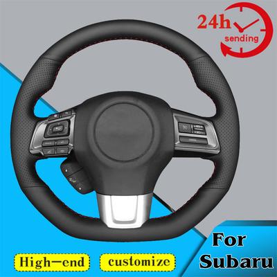 Custom Car Steering Wheel Braid Cover 100% Fit For Subaru WRX STI 2014- Levorg 2015- Levorg STI 2017- Car Products