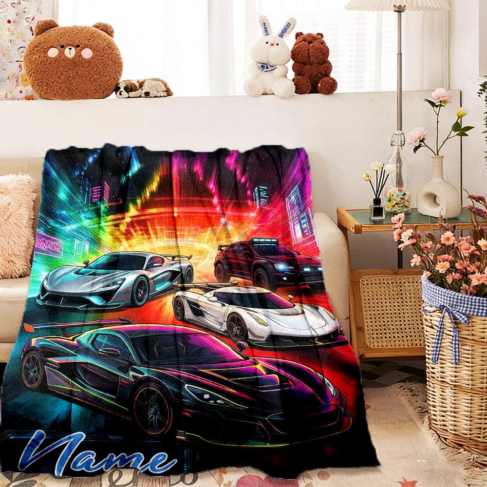 Night Stream Adrenaline Sports Cars Home Customize Your Name Customize Your Name Blankets Comfortable Soft Lightweight Allseason Multipurpose