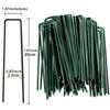 10/200pc Landscape Staples U-Shaped Garden Pins Garden Stakes Staples Heavy Duty Yard Lawn Tent Stakes Securing Pegs For Weed Ba