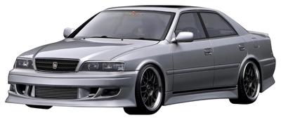 Ignition model VERTEX JZX100 Chaser Sølv færdigt produkt 1/18