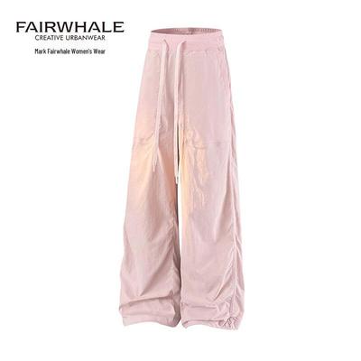 Unisex Outdoor Loose Cargo Parachute Pants