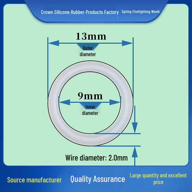 First Order Discount: 2.0mm Wire Rubber-Silicone O-Ring Seal, 5-140mm Outer Diameter, Waterproof