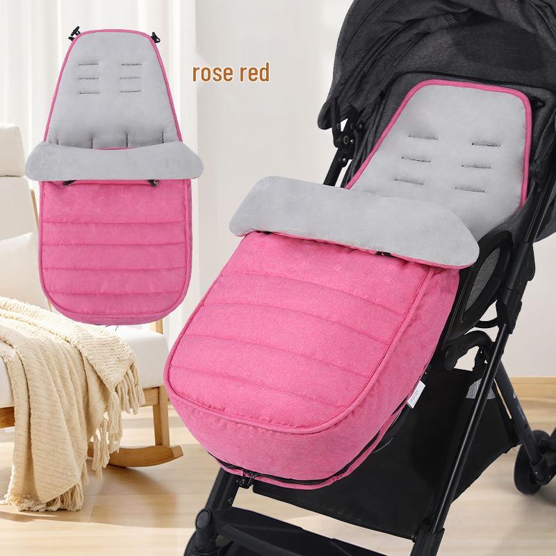 Calor do inverno: Saco de Dormir e Capa de Pés à Prova de Vento para Carrinho de Bebê