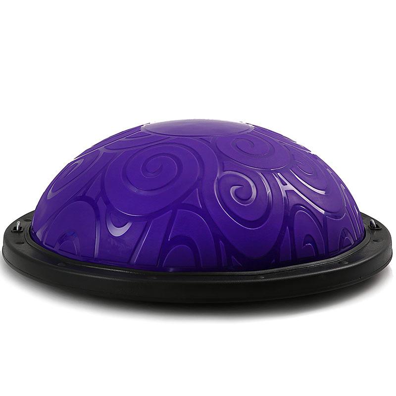 

58см Волновой скоростной мяч Полукруглый балансировочный мяч Мяч для йоги Фитнес Домашний Bobbi Wave Bose Persian Пилатес Тренировки 58cm фиолетовый