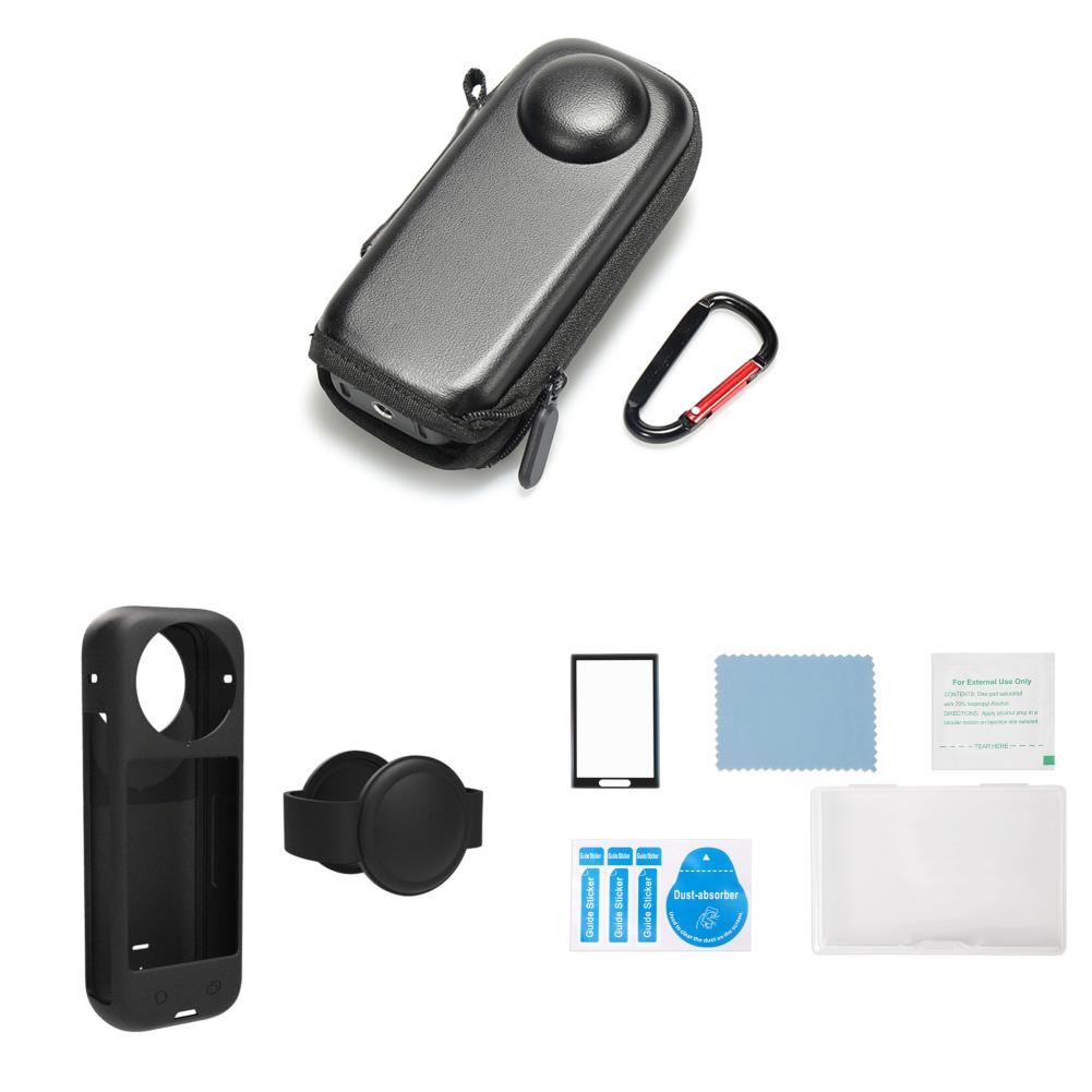 

MY # для Insta360 X4, аксессуары, портативная сумка для хранения из искусственной кожи, корпус камеры, мини-хранилище