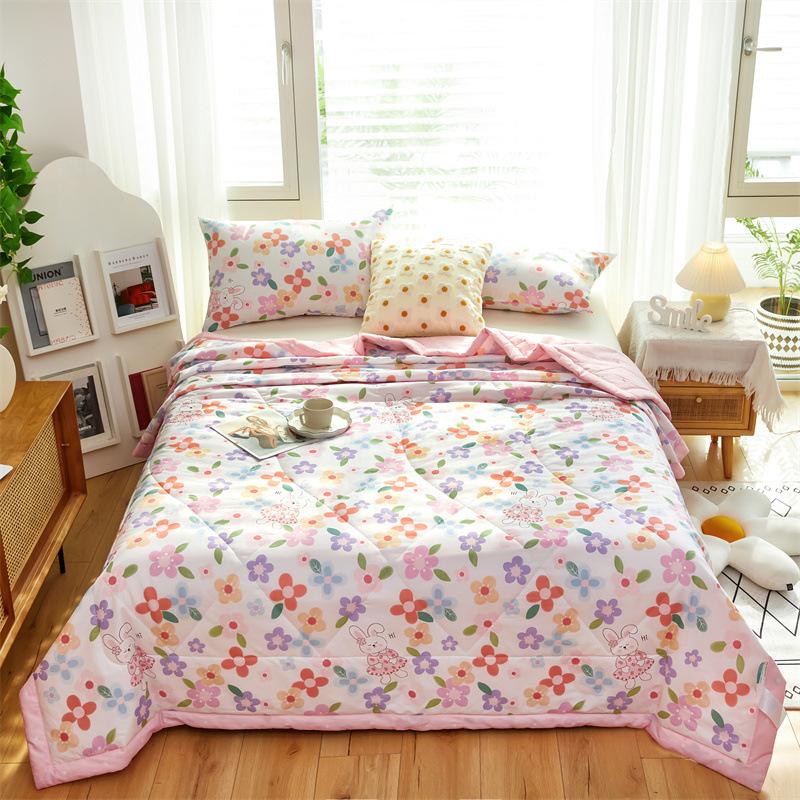 New Printed All Cotton Summer Cooling Duvet Washed Cotton Airable Cover