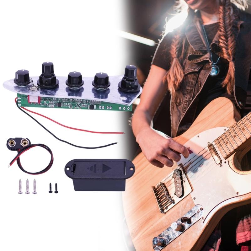 Control Plate, 5 Ways Switch Loaded Metal Prewired Guitar Control Plate for Guitar Replacements Parts Control Plate Set