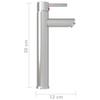 Mitigeur de salle de bain vidaXL - Nickel - Design contemporain - Durable
