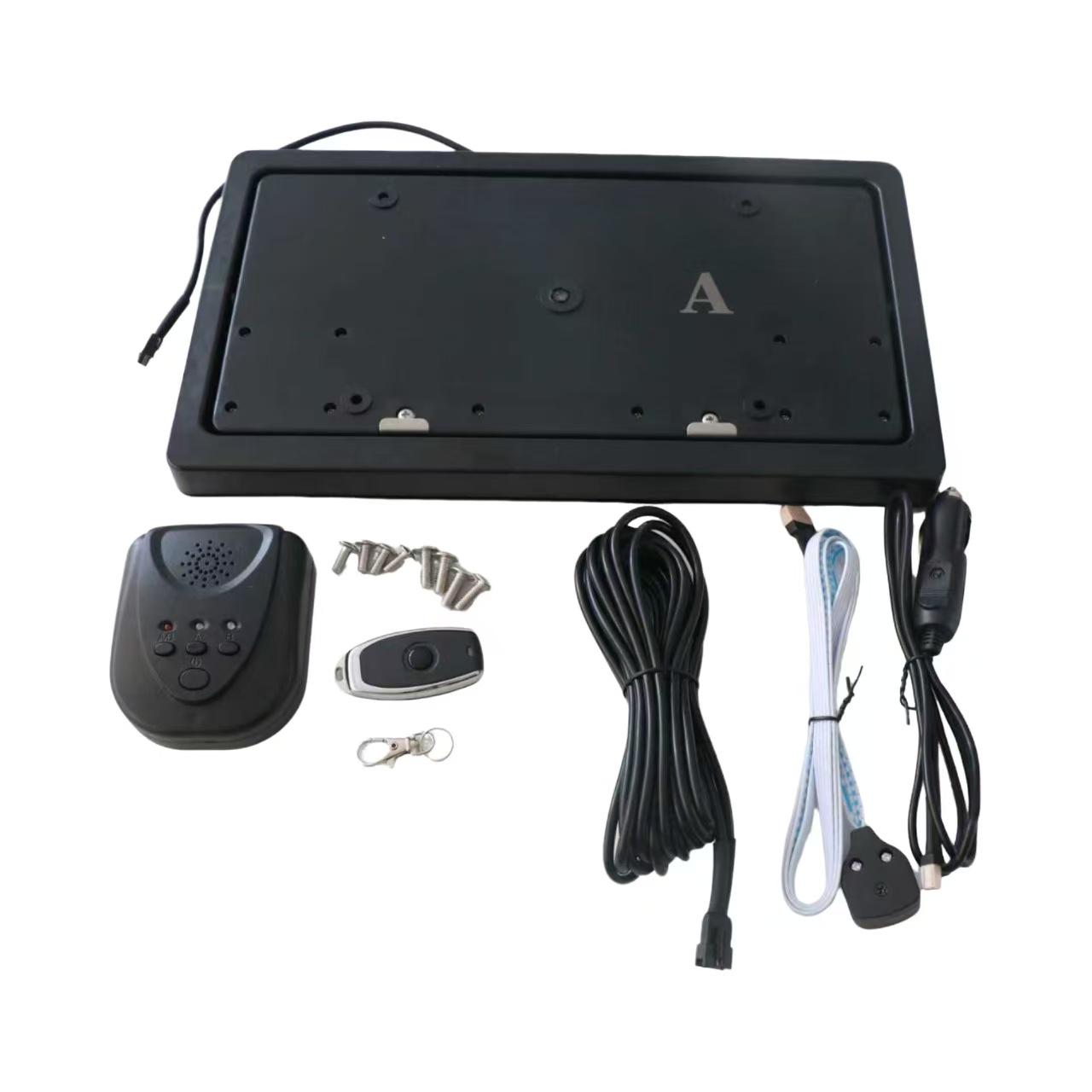 

Электрическая переворачивающаяся двойная рамка для номерного знака для североамериканских автомобилей