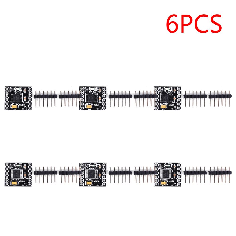 1-12pcs DRV8833 Motor Drive Module 6 Pin DC Gear Motor Driver 1.5A Single H Bridge Silent Stepper Motor Driver for Arduino