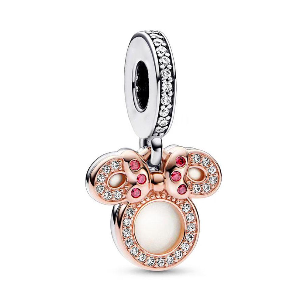 copper Do It Yourself Bead Charms Jewellery Charm Bead Charms Bracelets Mickey Minnie Princess Pumpkin Stitch Spiderman Marvel Twinkle Pandora Cute Di