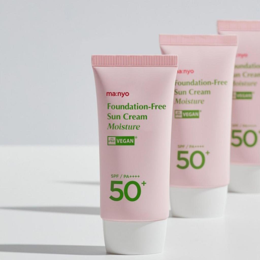 MANYO FACTORY Foundation-Free Sun Cream Moisture SPF50+ PA++++ 50ml