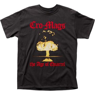 Cro-Mags The Age of Quarrel Mens T Shirt Music Classic Rock Band Tee New Black Unisex T-Shirt