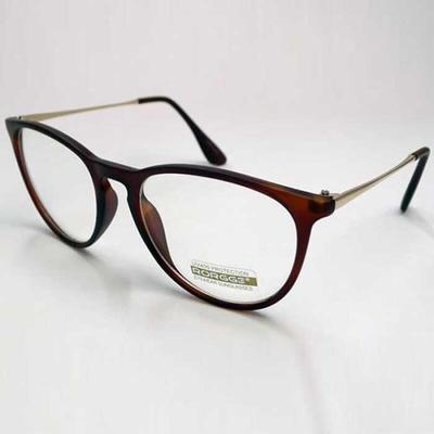 My Style SIMPLE Oval Metal Horn-Rimmed Glasses Frame 3 Colors 1739300