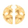 European & American Cold Style Metal Stud Earrings: Retro, High-End, Smooth Design with Personality Ear Cuffs