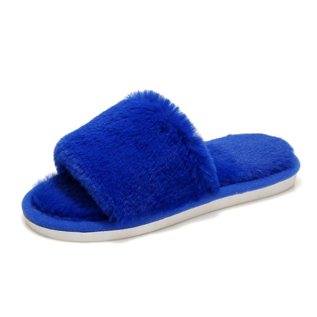 Mao Mao Slippers, Women's Shoes, Outerwear Shoes, Cotton Slippers, Thermal Shoes, Casual Slippers, Breathable, Cotton Shoes