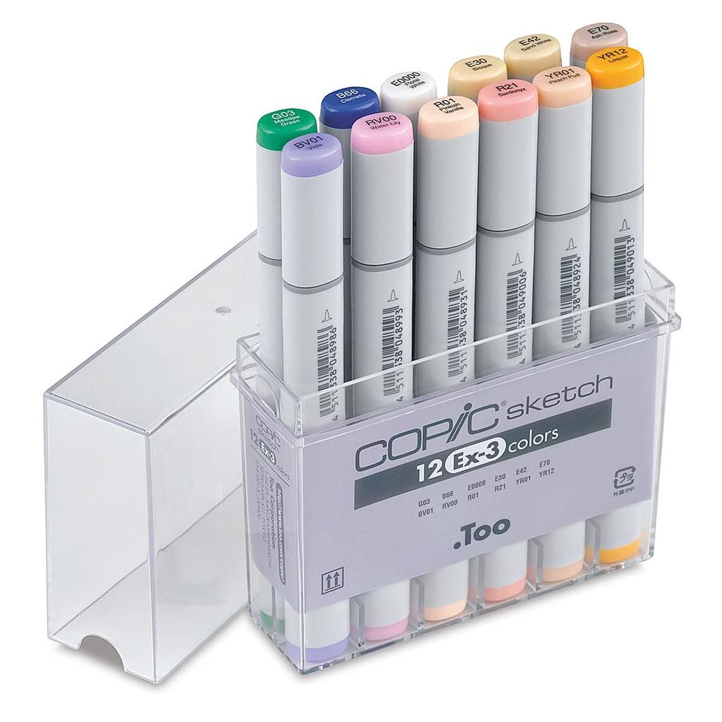 Copic Sketch Set 12-Color EX-3
