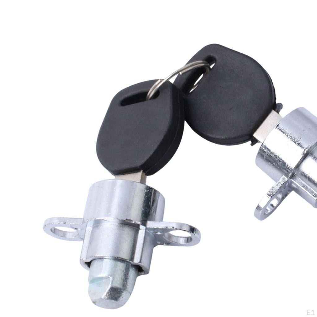 2 Pieces Car Roof Box Locks DIY Upgrade Compact, Metal Rustproof Sturdy, Easy Installation Replace