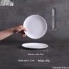 A5 Food-Grade Melamine Round Shallow Dinner Plates, 7-Inch (Set of 10)