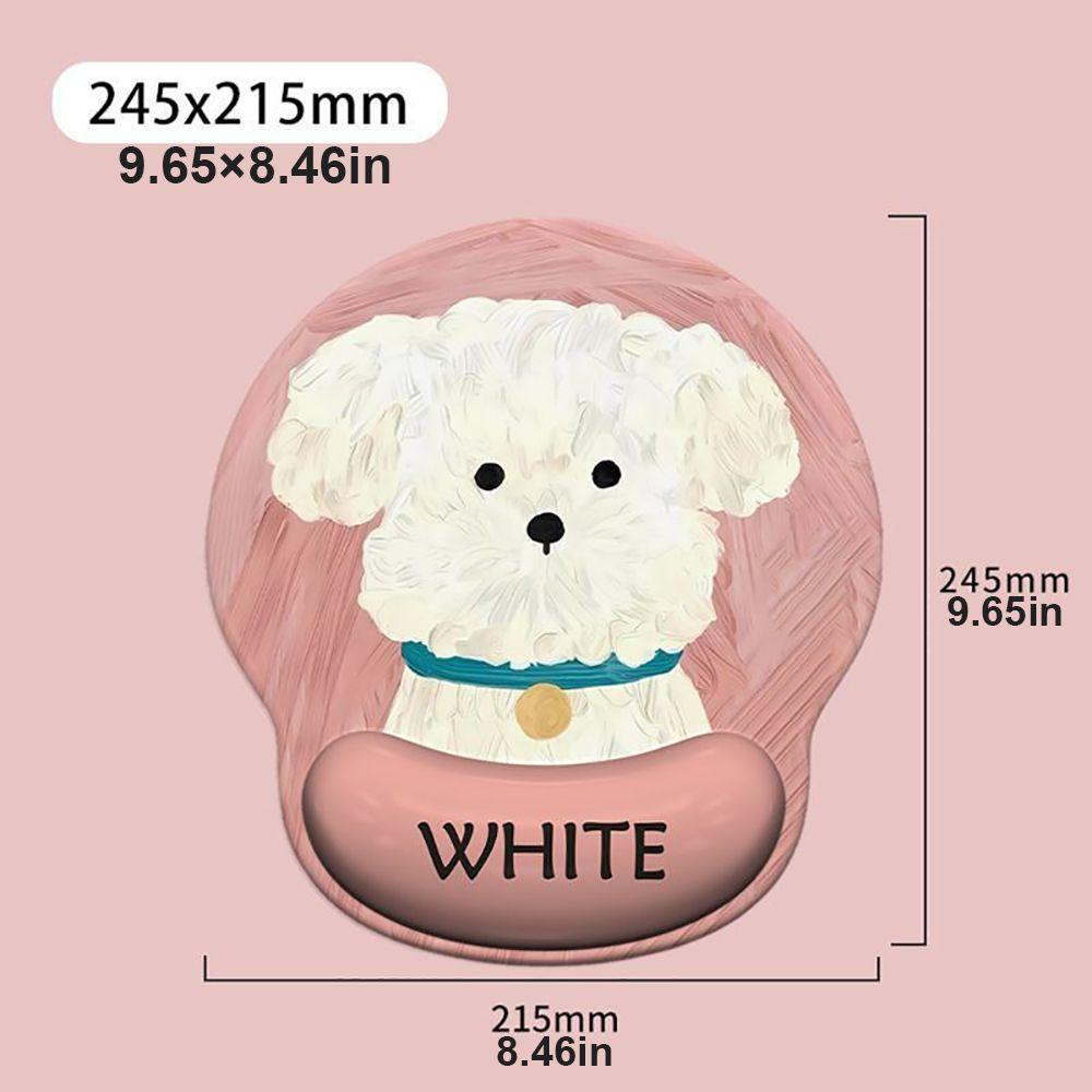 Cartoon Puppy Mouse Pad Rubber Gaming Mousepads Kawaii Mouse Mat  Desktop Setup