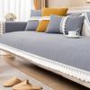 Chenille Lace Sofa Cover Towel Solid Color Universal Living Room Sofa Cushion Mat Non-Slip Sofa Cushion Armrest Backrest Cover