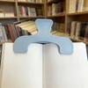 1PC Simple Frosted Transparent Book Clip Page Holder for Reading Practical Memo Note Clip Kawaii Desk Accessories