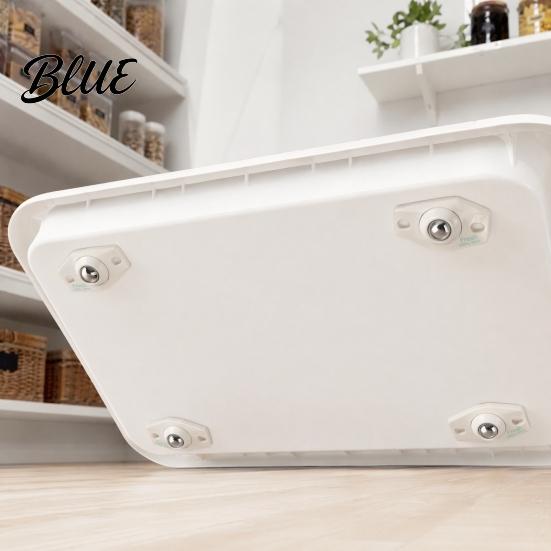 360 Degrees Swivel Roller 4/20Pcs Self Adhesive Caster Wheels Sticky Appliance Rollers Furniture Gliding Wheels Casters for Kitchen Appliance Trash
