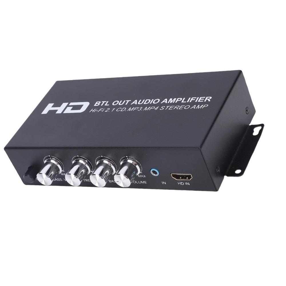 Support HD & AUX Input Dual Channel Sound Receiver HiFi Stereo Amplifier Car Use