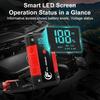 2500A Peak Car Jump Starter,for 6.0L Gas/5.0L Diesel Engines,with LCD Display, Dual USB Compatible and 12V DC PORT