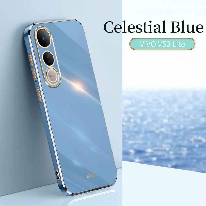 6D Plaiting Soft TPU Phone Cases For VIVO V50 Lite 5G Case Vovo V 50 V50Lite Silicone Shockproof Back Cover Carcase Capa Carcase