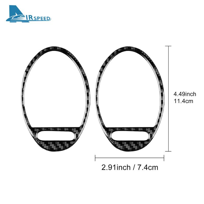 For Mercedes Benz SLK R171 2004 2005 2006 2007 2008 2009 2010 Side Air Vents Accessories Real Soft Carbon Fiber Trim Sticker