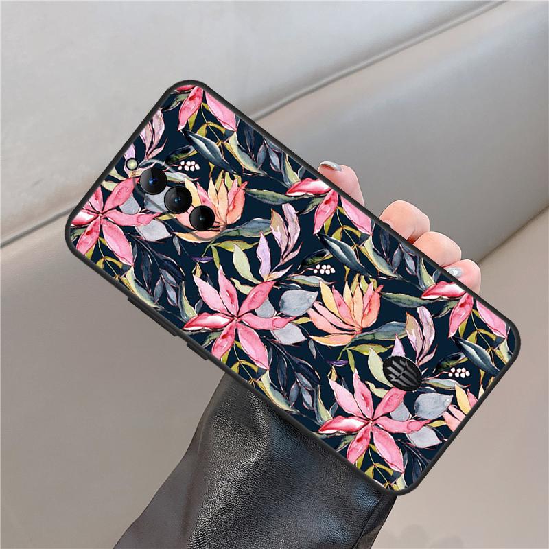 Floral Theme Pattern Case For ZTE Nubia Red Magic 8S 9S 7 6S 7S Pro For RedMagic 11 10 Air 8 9 10S Pro Plus Cover