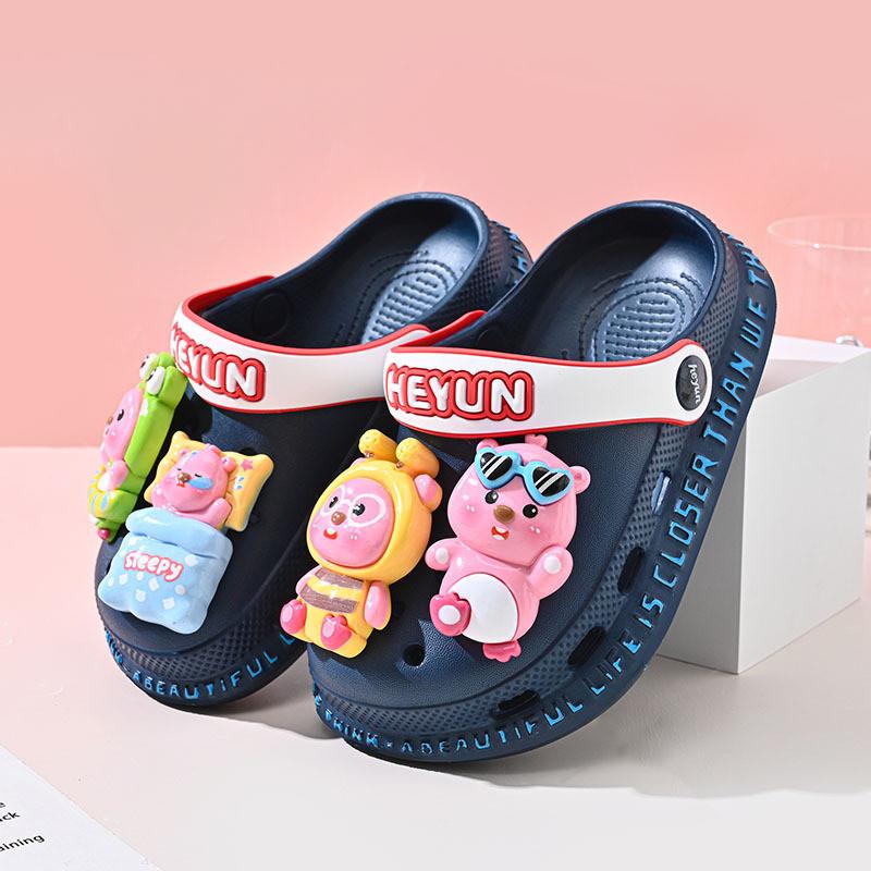 Lightweight And Breathable Children's Hole Shoes For Summer With Non-slip Soft Eva Sole In Multiple Colors