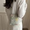 Elegant Crossbody Phone Bag Butterflies Small Square Bag Fashion Mini Bag Travel Use