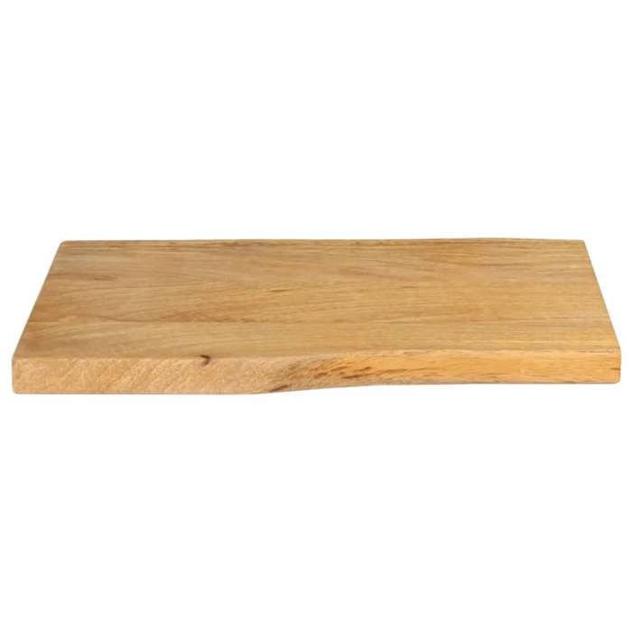VidaXL Tabletop 60x40x2.5 Cm Live Edge Solid Mango Wood, Wood Tabletop, Side Table Top, 370704
