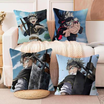 Anime B-Black Clover Pillow Cover Design Cushion Cover Decor Holiday Decorati