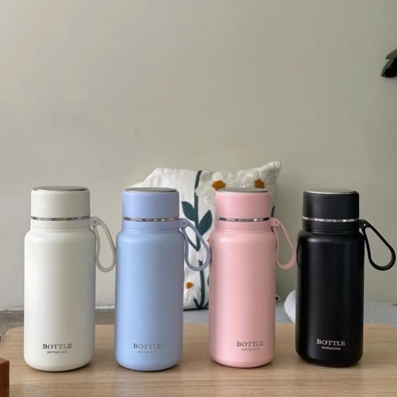 650Ml/850Ml Fashion Stainless Steel Vacuum Flask With Filter Portable Coffee Tea Thermal Water Bottle Travel Tumbler